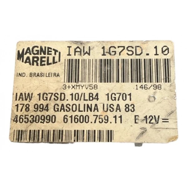 Kit Code Módulo Injeção Palio Siena Fiasa 1.0 1996 2000