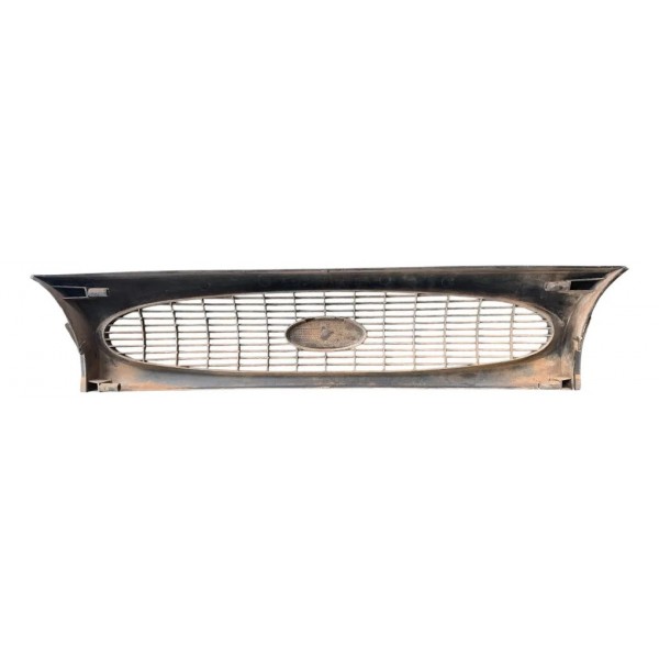 Grade Para-choque Dianteira Ford Fiesta 1996 2000 Branco