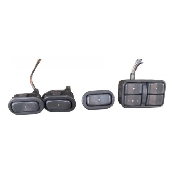 Kit Botão Interruptor Vidro Elétrico Meriva 2003 2011