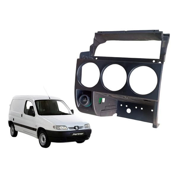 Moldura Comando Painel Central Peugeot Partner Original