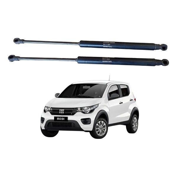 Par De Amortecedor Tampa De Mala Fiat Mobi 2016 2020