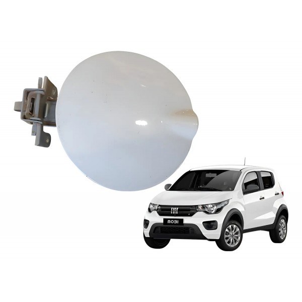Portinhola Tampa Combustível Fiat Mobi 2016 2020 Original Branco