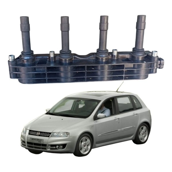 Bobina Ignição Gm Meriva Fiat Stilo 1.8 16v 02/ Dpl 202212