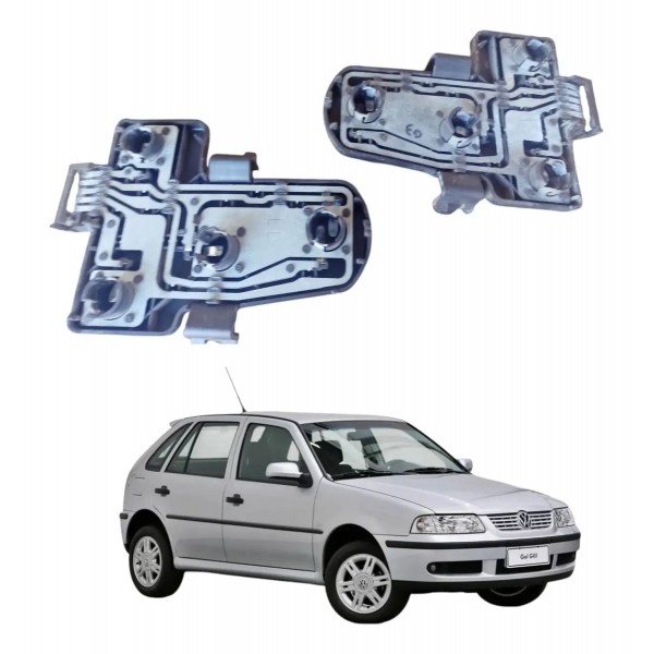 Par Circuito Lanterna Traseira Vw Gol G3 Original Ambos Lados