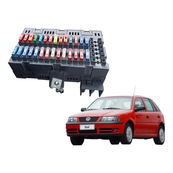 Caixa De Fusíveis Vw Gol Saveiro G2 G3 Original