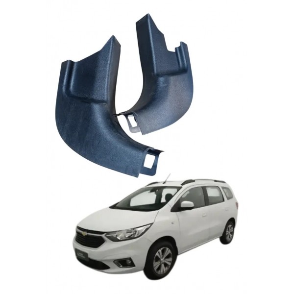 Soleira Interna Dianteira Gm Spin 2014 2019 Original Preto