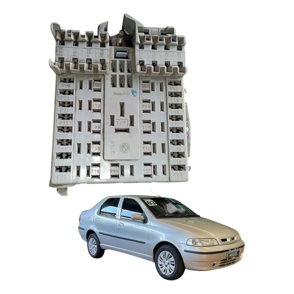 Caixa Fusível Fiat Siena 1.3 16v Elx 2003 Gasolina Original