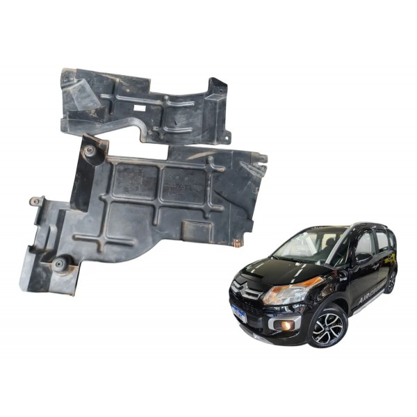 Par Moldura Do Parabarro Traseiro Citroen Aircross 2012