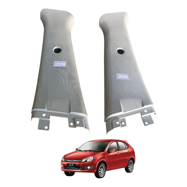 Par Acabamento Coluna Lateral Jac J3 20012 2013 Original
