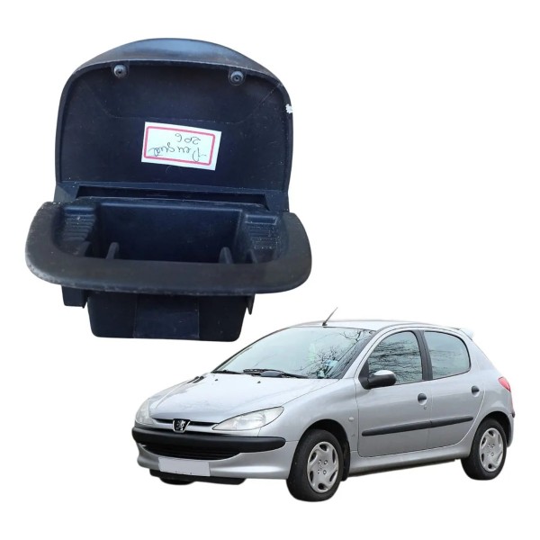 Cinzeiro Console Central Peugeot 206 207 2002 2010 Original