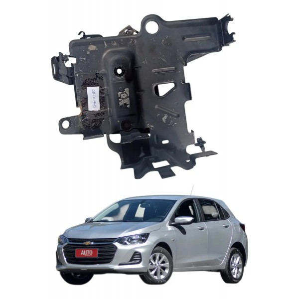 Suporte Caixa Bateria Gm Onix Hatch Lt 1.0 2021 2024 Preto