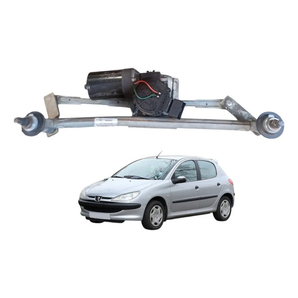 Motor Limpador Parabrisa Peugeot 206 207 2004 2013 Original