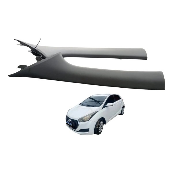 Par Acabamento Coluna Parabrisa Hb20 2016 Original Hyundai