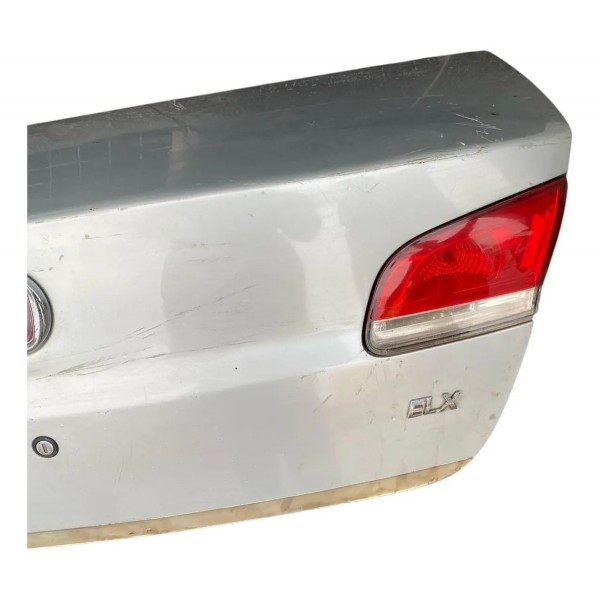Tampa Traseira Fiat Siena Bbb 2008 2012 Original Prata