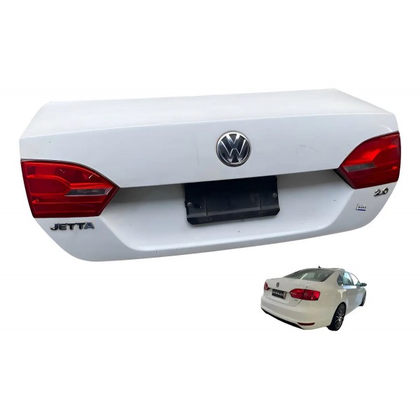 Tampa Traseira Vw Jetta Tsi 2012 Completa Original Branco