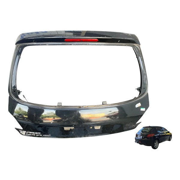 Tampa Traseira Porta Malas Peugeot 206 2007 Original Preto