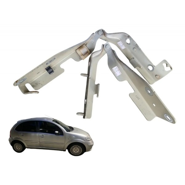 Par Dobradiças Capô Citroen C3 Original