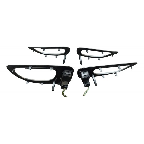 Kit Moldura Maçaneta Puxador Interno Peugeot 307 2002-2012