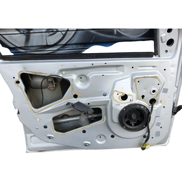 Porta Dianteira Esquerda Ford Fiesta 2005 À 2014 Dianteira Esquerdo Prateado