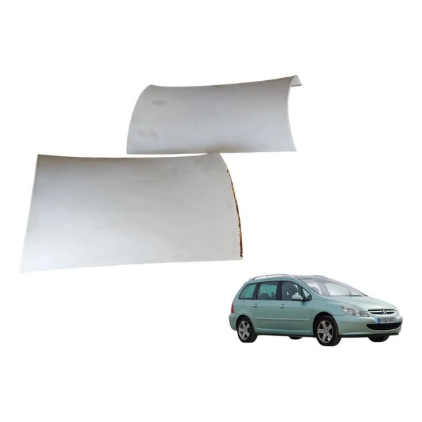 Par Acabamento Coluna Traseira Peugeot 307 Sw 2003 2004