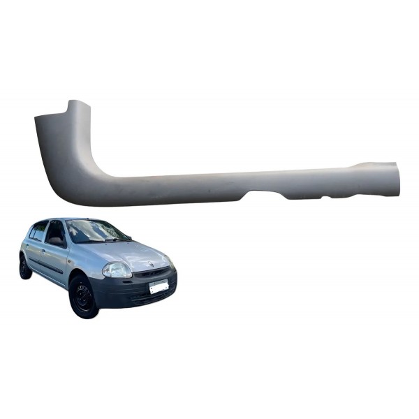 Soleira Dianteira Renault Clio Hatch 2002 Direita Original Cinza-escuro