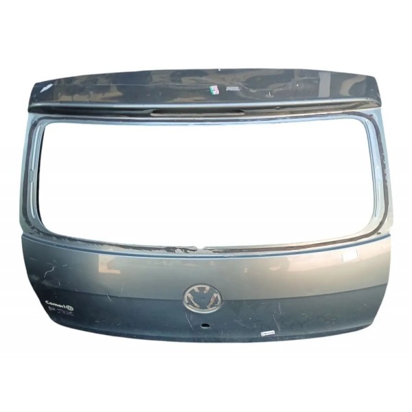 Tampa Traseira Fox Vw 2010 À 2014 Com Furo Prateado