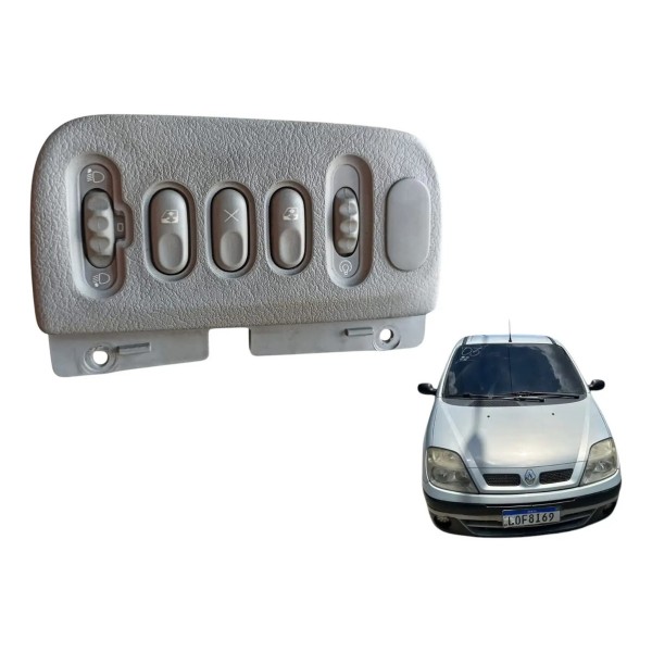 Moldura Botão Interruptor Vidro Renault Scenic 2002