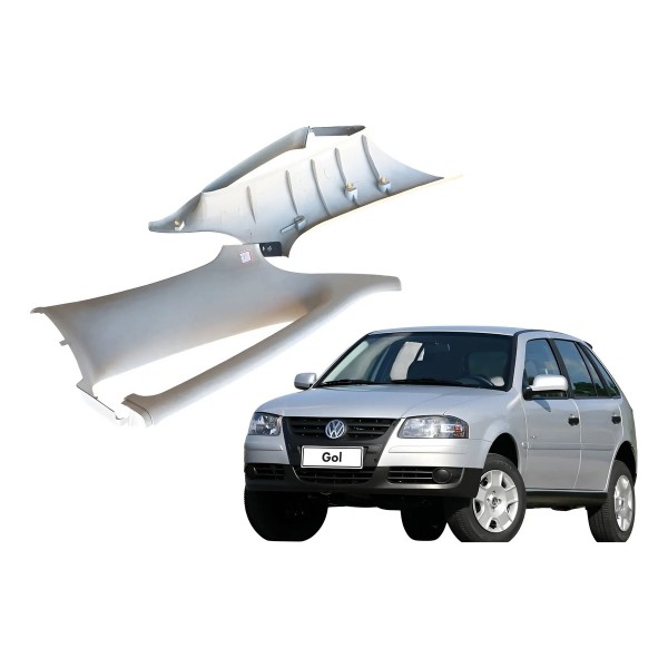 Par Acabamento Coluna Traseira Gol G2 G3 G4 4p Original