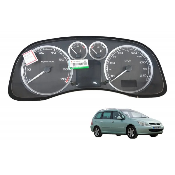 Painel Instrumentos Peugeot 307 2.0 16v 2003 2004 Original Preto