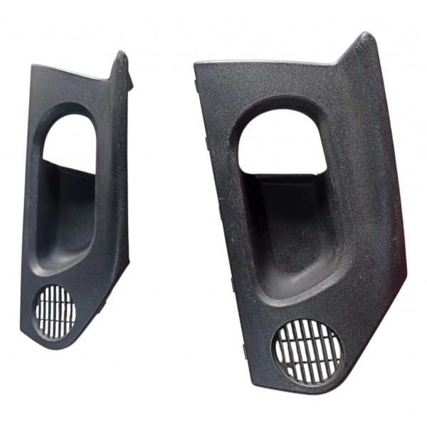 Kit Moldura Maçaneta Gm Meriva 2003 2012 Original 4 Peças Pr Preto Dianteira