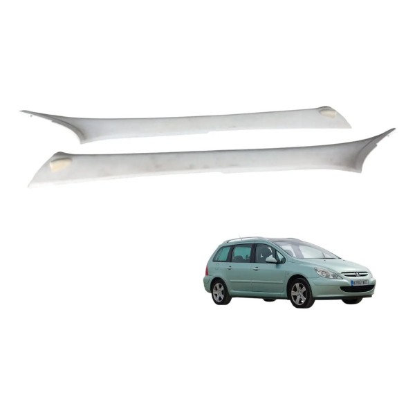 Par Coluna Lateral Peugeot 307 Sw Parabrisa 2003 2004