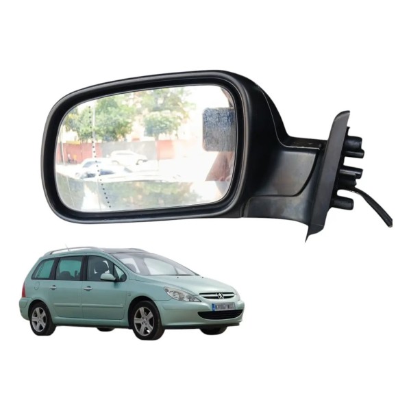 Retrovisor Esquerdo Peugeot 307 Sw 2003 2004 Original