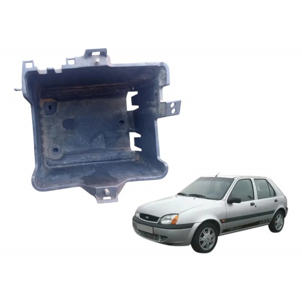 Moldura Suporte Bateria Ford Fiesta 1996 1997 1998 Á 2001 Preto