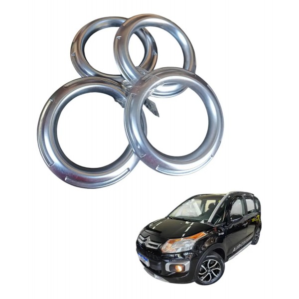 Kit Moldura Difusor Ar Citroen Aircross 2012 Cromadas
