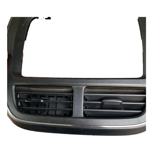 Moldura Central Painel Renault Kwid 2017 A 2021 Preto