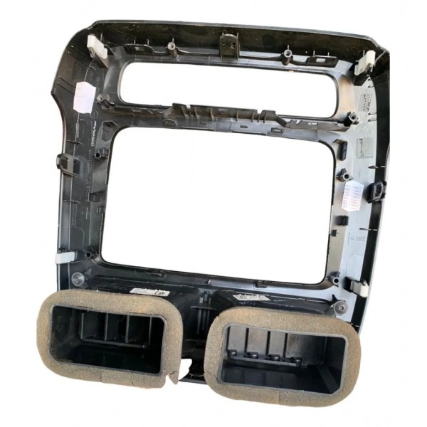 Moldura Central Painel Renault Kwid 2017 A 2021 Preto