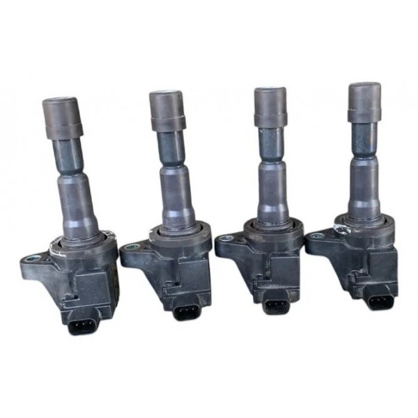 Kit 4 Bobina Ignição New Fit / New City Hitachi 2009 2015