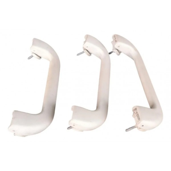 Kit Alça Teto Pqp Puxador Gol G5 Original Bege