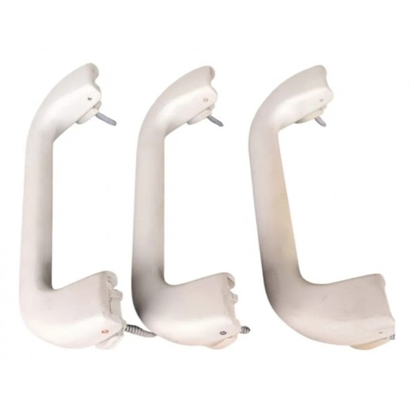 Kit Alça Teto Pqp Puxador Gol G5 Original Bege
