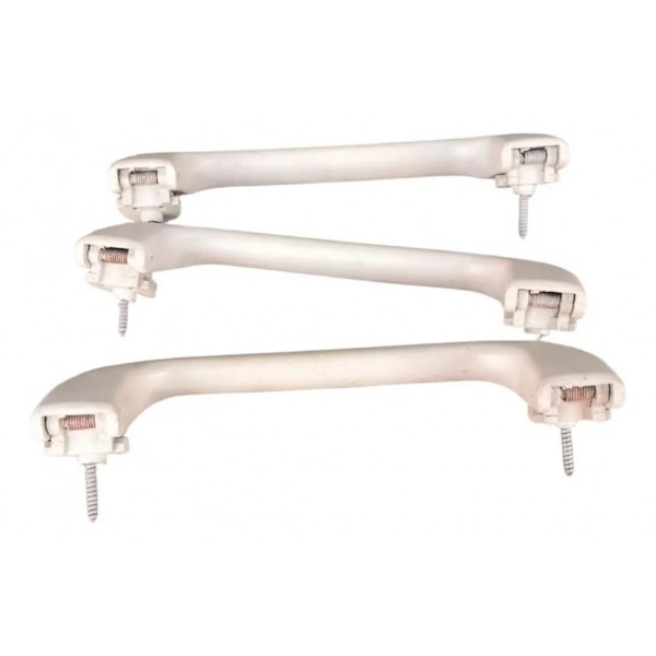 Kit Alça Teto Pqp Puxador Gol G5 Original Bege