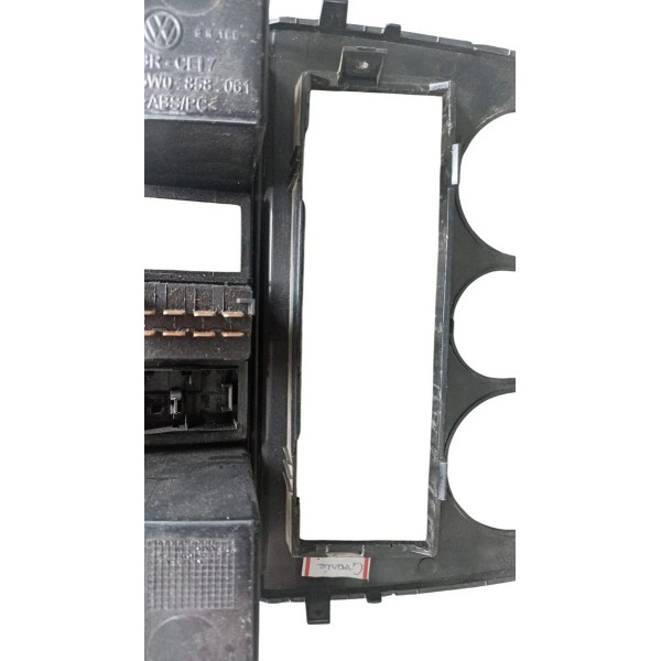 Moldura Central Painel Gol Saveiro Parati G4 Preto