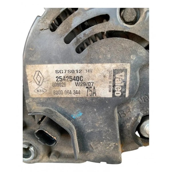 Alternador Renault Clio Sandero Logan 1.0 16v 2008