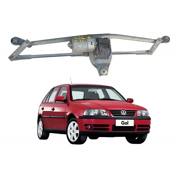 Motor Do Limpador Com Galhada Articulação Gol G2