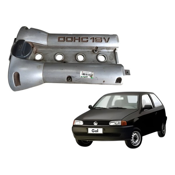 Tampa Válvula Motor Vw Gol G2 G3 1.0 16v Original Cinza-escu Cinza-escuro