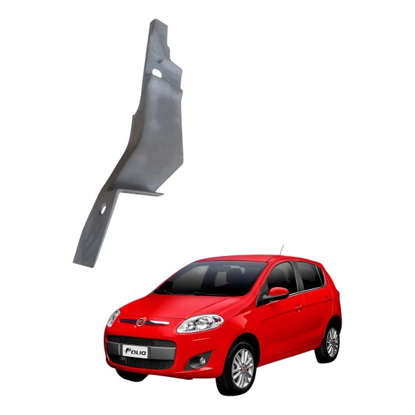 Soleira Traseira Esquerda Fiat Palio Attractive 2012 2017 Cinza-escuro