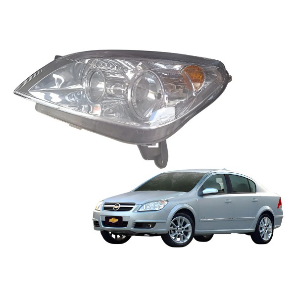 Farol Dianteiro Esquerdo Vectra Elite 2006 2009 Esquerdo/mot Esquerdo/motorista