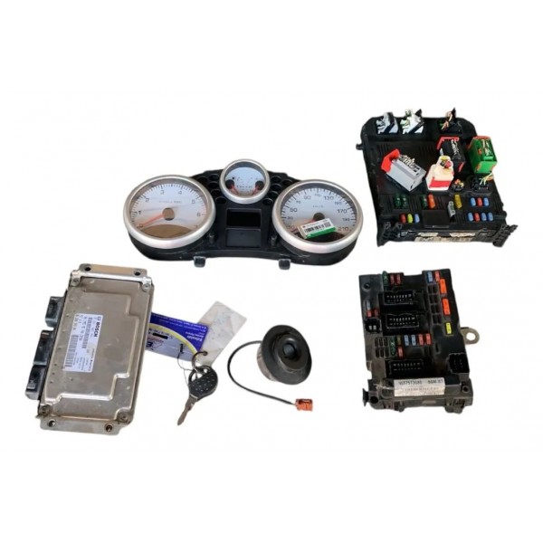 Kit Code Módulo Injeção Peugeot 207 1.4 8v Flex