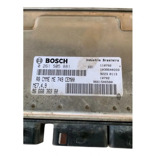 Kit Code Módulo Injeção Peugeot 207 1.4 8v Flex